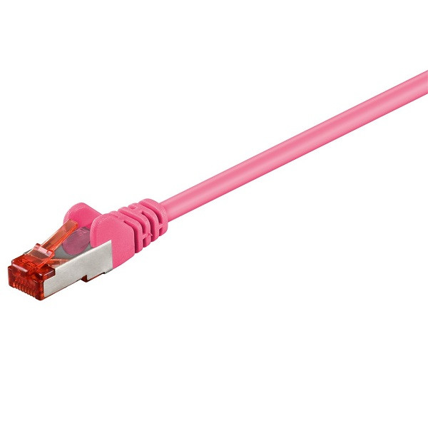 ProCable Netwerkkabel | Cat6 S/FTP | 5 meter (100% koper, LSZH, Roze) 93441 K5519.5 K010608245 - 1