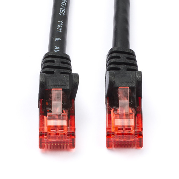 ProCable Netwerkkabel | Cat6 U/UTP | 0.25 meter (Zwart) 95255 K8100SW.0.25 K010605212 - 1