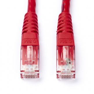 ProCable Netwerkkabel | Cat6 U/UTP | 0.3 meter (100% koper, Rood) 21151511 K010604761 - 1