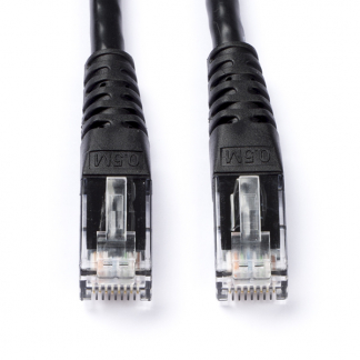 ProCable Netwerkkabel | Cat6 U/UTP | 0.3 meter (100% koper, Zwart) 21151515 K010604805 - 1