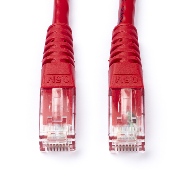 ProCable Netwerkkabel | Cat6 U/UTP | 1 meter (100% koper, Rood) 21151531 K010604763 - 1