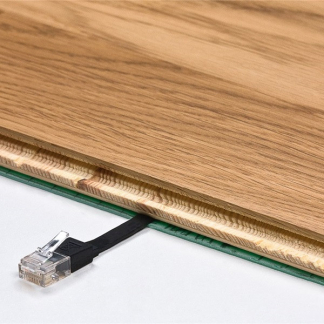 ProCable Netwerkkabel | Cat6a U/UTP | 0.25 meter (100% koper, Plat, Wit) K8107WS.0.25 K010610106 - 2
