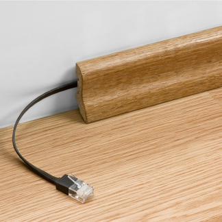 ProCable Netwerkkabel | Cat6a U/UTP | 0.25 meter (100% koper, Plat, Wit) K8107WS.0.25 K010610106 - 3