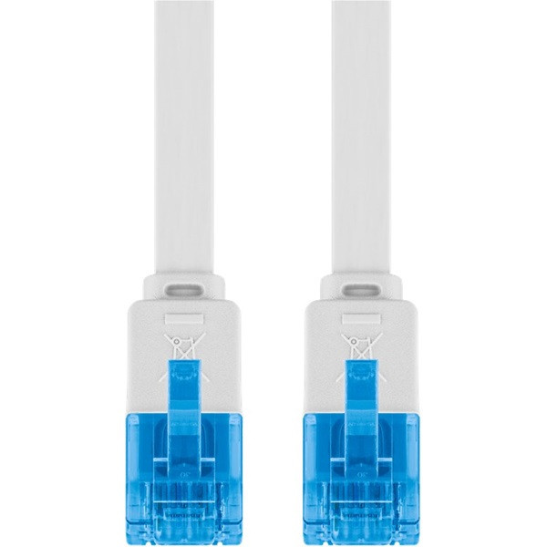 ProCable Netwerkkabel | Cat6a U/UTP | 10 meter (100% koper, Plat, Wit) 96369 K010605370 - 1