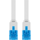 ProCable Netwerkkabel | Cat6a U/UTP | 10 meter (100% koper, Plat, Wit) 96369 K010605370 - 1