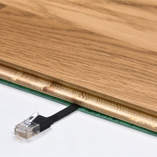 ProCable Netwerkkabel | Cat6a U/UTP | 15 meter (100% koper, Plat, Wit) 96380 K010605371 - 2