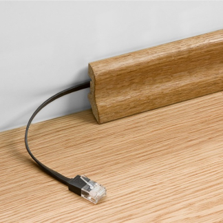 ProCable Netwerkkabel | Cat6a U/UTP | 15 meter (100% koper, Plat, Zwart) 96378 K010605380 - 3