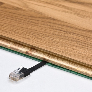 ProCable Netwerkkabel | Cat6a U/UTP | 20 meter (100% koper, Plat, Wit) 96391 K010605372 - 2