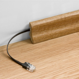 ProCable Netwerkkabel | Cat6a U/UTP | 3 meter (100% koper, Plat, Zwart) 96334 K8107SW.3 K010610101 - 3