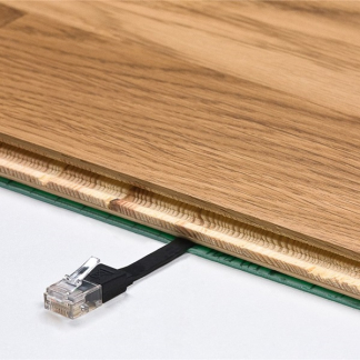 ProCable Netwerkkabel | Cat6a U/UTP | 7 meter (100% koper, Plat, Zwart) 96356 K010605378 - 2