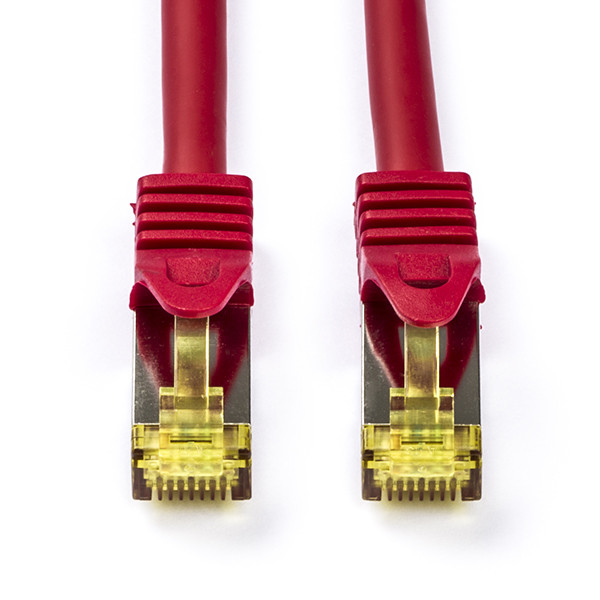 ProCable Netwerkkabel | Cat7 S/FTP | 1 meter (100% koper, LSZH, Rood) 91589 EC020200165 MK7001.1R K010614102 - 1