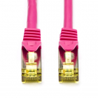 Netwerkkabel | Cat7 S/FTP | 20 meter (100% koper, LSZH, Roze)