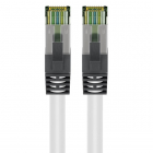 Netwerkkabel | Cat8 S/FTP | 1 meter (100% koper, LSZH, Wit)
