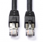 Netwerkkabel | Cat8 S/FTP | 1 meter (100% koper, LSZH, Zwart)