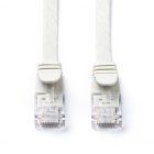 ProCable Netwerkkabel - Cat6a U/UTP - 0.5 meter (100% koper, Plat, Grijs) K8107GR.0.5 K010610083