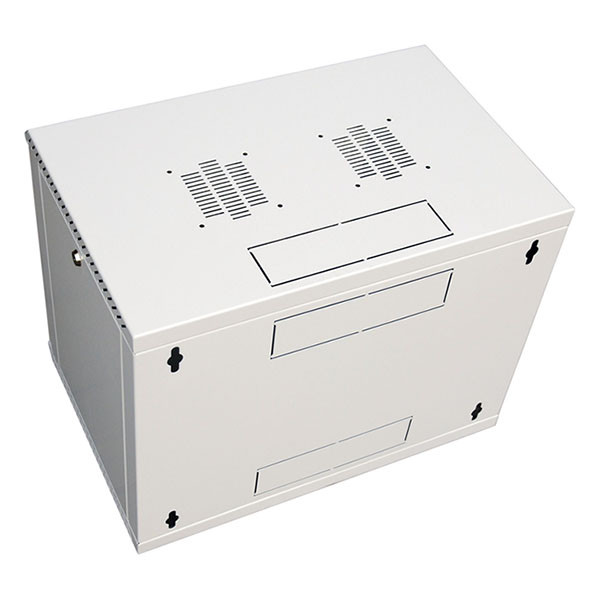 ProCable Patchkast 19 inch | 12U | 600 x 400 x 600 mm (Max. 50 kg, Staal, Veiligheidsglas, Inbouwdiepte 400 mm, Voorgemonteerd, Grijs) 691712VGR.40 K090601635 - 4