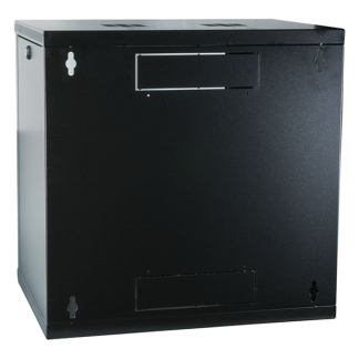 ProCable Patchkast 19 inch | 12U | 600 x 600 x 600 mm (Max. 50 kg, Staal, Veiligheidsglas, Inbouwdiepte 600 mm, Voorgemonteerd, Zwart) 691712VTS.60 K090601629 - 2