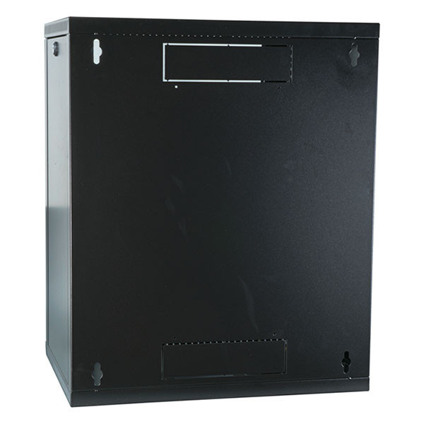 ProCable Patchkast 19 inch | 18U | 600 x 600 x 860 mm (Max. 50 kg, Staal, Veiligheidsglas, Inbouwdiepte 600 mm, Voorgemonteerd, Zwart) 691718VTS.60 K090601631 - 2