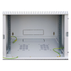 ProCable Patchkast 19 inch | 6U | 600 x 400 x 330 mm (Max. 50 kg, Staal, Veiligheidsglas, Inbouwdiepte 400 mm, Voorgemonteerd, Grijs) 691706VGR.40 K090601633 - 2