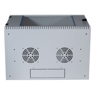 ProCable Patchkast 19 inch | 6U | 600 x 400 x 330 mm (Max. 50 kg, Staal, Veiligheidsglas, Inbouwdiepte 400 mm, Voorgemonteerd, Grijs) 691706VGR.40 K090601633 - 3