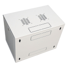 ProCable Patchkast 19 inch | 6U | 600 x 400 x 330 mm (Max. 50 kg, Staal, Veiligheidsglas, Inbouwdiepte 400 mm, Voorgemonteerd, Grijs) 691706VGR.40 K090601633 - 4
