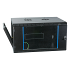 ProCable Patchkast 19 inch | 6U | 600 x 450 x 330 mm (Max. 50 kg, Staal, Veiligheidsglas, Inbouwdiepte 450 mm, Voorgemonteerd, Zwart) 691706VTS.45 K090601623 - 3