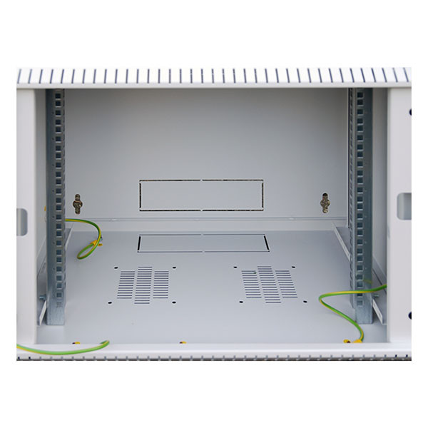 ProCable Patchkast 19 inch | 9U | 600 x 400 x 465 mm (Max. 50 kg, Staal, Veiligheidsglas, Inbouwdiepte 400 mm, Voorgemonteerd, Grijs) 691709VGR.40 K090601634 - 2