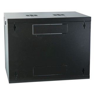 ProCable Patchkast 19 inch | 9U | 600 x 450 x 465 mm (Max. 50 kg, Staal, Veiligheidsglas, Inbouwdiepte 450 mm, Voorgemonteerd, Zwart) 691709VTS.45 K090601624 - 2