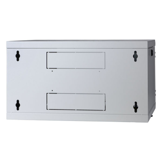 ProCable Patchkast 19 inch | 9U | 600 x 600 x 465 mm (Max. 50 kg, Staal, Veiligheidsglas, Inbouwdiepte 600 mm, Voorgemonteerd, Grijs) 691709VGR.60 K090601640 - 2