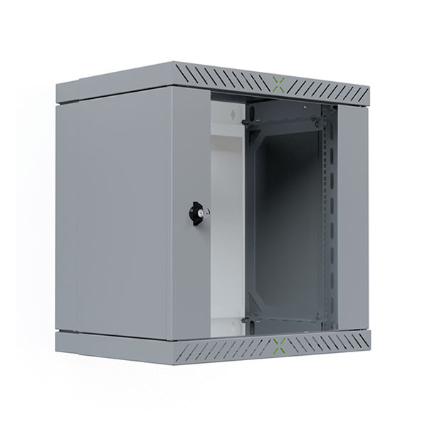 ProCable Patchkast 19 inch | ProCable | 12U | 600 x 600 x 600 mm (Max. 60 kg, Staal, Veiligheidsglas, Inbouwdiepte 600 mm, Voorgemonteerd, Grijs) WGX-1206GR.G1 K000000063 - 1