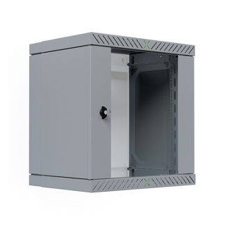ProCable Patchkast 19 inch | ProCable | 12U | 600 x 600 x 600 mm (Max. 60 kg, Staal, Veiligheidsglas, Inbouwdiepte 600 mm, Voorgemonteerd, Grijs) WGX-1206GR.G1 K000000063 - 1