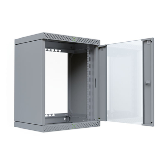 ProCable Patchkast 19 inch | ProCable | 15U | 600 x 600 x 766 mm (Max. 60 kg, Staal, Veiligheidsglas, Inbouwdiepte 600 mm, Voorgemonteerd, Grijs) WGX-1506GR.G1 K000000065 - 2