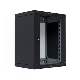 ProCable Patchkast 19 inch | ProCable | 15U | 600 x 600 x 766 mm (Max. 60 kg, Staal, Veiligheidsglas, Inbouwdiepte 600 mm, Voorgemonteerd, Zwart) WGX-1506TS.G1 K000000066