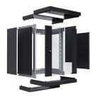 ProCable Patchkast 19 inch | ProCable | 15U | 600 x 600 x 766 mm (Max. 60 kg, Staal, Veiligheidsglas, Inbouwdiepte 600 mm, Voorgemonteerd, Zwart) WGX-1506TS.G1 K000000066 - 3