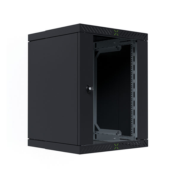 ProCable Patchkast 19 inch | ProCable | 15U | 600 x 600 x 766 mm (Max. 60 kg, Staal, Veiligheidsglas, Inbouwdiepte 600 mm, Voorgemonteerd, Zwart) WGX-1506TS.G1 K000000066 - 4