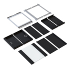 ProCable Patchkast 19 inch | ProCable | 15U | 600 x 600 x 766 mm (Max. 60 kg, Staal, Veiligheidsglas, Inbouwdiepte 600 mm, Voorgemonteerd, Zwart) WGX-1506TS.G1 K000000066 - 5