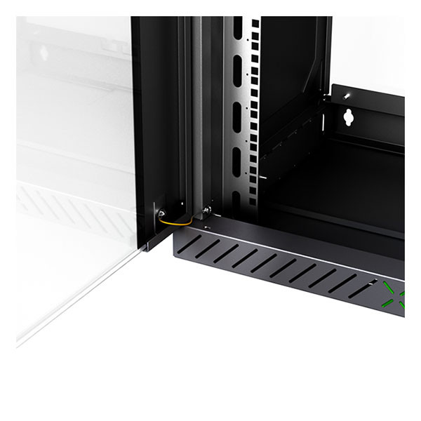 ProCable Patchkast 19 inch | ProCable | 15U | 600 x 600 x 766 mm (Max. 60 kg, Staal, Veiligheidsglas, Inbouwdiepte 600 mm, Voorgemonteerd, Zwart) WGX-1506TS.G1 K000000066 - 6