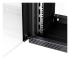 ProCable Patchkast 19 inch | ProCable | 15U | 600 x 600 x 766 mm (Max. 60 kg, Staal, Veiligheidsglas, Inbouwdiepte 600 mm, Voorgemonteerd, Zwart) WGX-1506TS.G1 K000000066 - 6