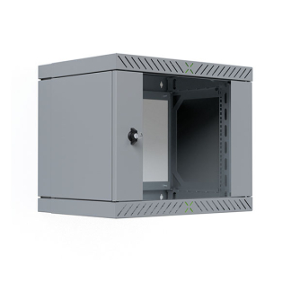 ProCable Patchkast 19 inch | ProCable | 9U | 600 x 600 x 500 mm (Max. 60 kg, Staal, Veiligheidsglas, Inbouwdiepte 600 mm, Voorgemonteerd, Grijs) WGX-0906GR.G1 K000000061 - 1