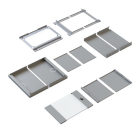 ProCable Patchkast 19 inch | ProCable | 9U | 600 x 600 x 500 mm (Max. 60 kg, Staal, Veiligheidsglas, Inbouwdiepte 600 mm, Voorgemonteerd, Grijs) WGX-0906GR.G1 K000000061 - 5
