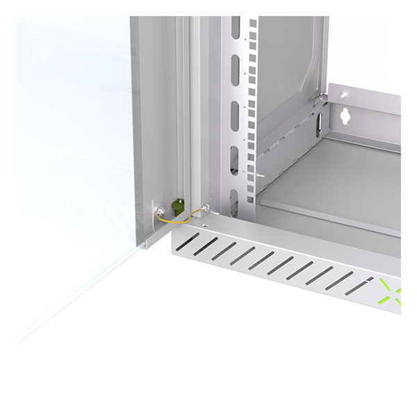 ProCable Patchkast 19 inch | ProCable | 9U | 600 x 600 x 500 mm (Max. 60 kg, Staal, Veiligheidsglas, Inbouwdiepte 600 mm, Voorgemonteerd, Grijs) WGX-0906GR.G1 K000000061 - 6