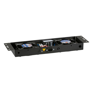 ProCable Patchkast ventilator | Set van 2 (Wand, Staalplaat, Thermostaat, Zwart) 691656TS K090601793 - 1