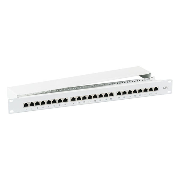 ProCable Patchpaneel | 19 inch | 1U (Cat5e S/FTP, 24-poorts Verticaal) 376681M K090603018 - 2