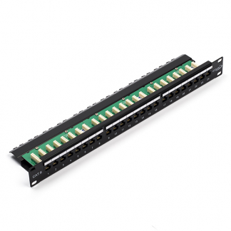 ProCable Patchpaneel | 19 inch | 1U (Cat6 U/UTP, 24-poorts, Horizontaal) 11324126 K090603000 - 1