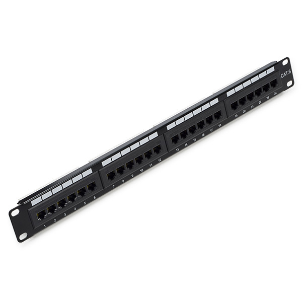 ProCable Patchpaneel | 19 inch | 1U (Cat6 U/UTP, 24-poorts, Verticaal) 37585.1 K090603012 - 1