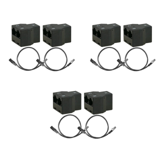 RJ45 koppelstuk | Cat5e U/UTP | 3 stuks (Ziggo geschikt)