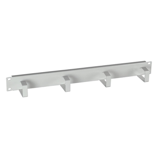 ProCable Rangeerpaneel | 19 inch | 1U (4-voudige haken, Grijs) 699995 K090603024 - 2