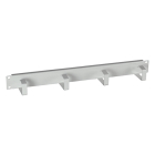 ProCable Rangeerpaneel | 19 inch | 1U (4-voudige haken, Grijs) 699995 K090603024 - 2