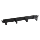 ProCable Rangeerpaneel | 19 inch | 1U (4-voudige haken, Zwart) 699995TS K090603023 - 2