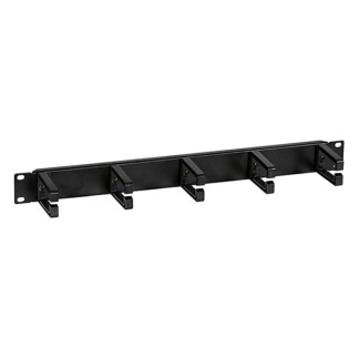 ProCable Rangeerpaneel | 19 inch | 1U (5-voudige haken, Kunststof) 699992TS K090603030 - 1